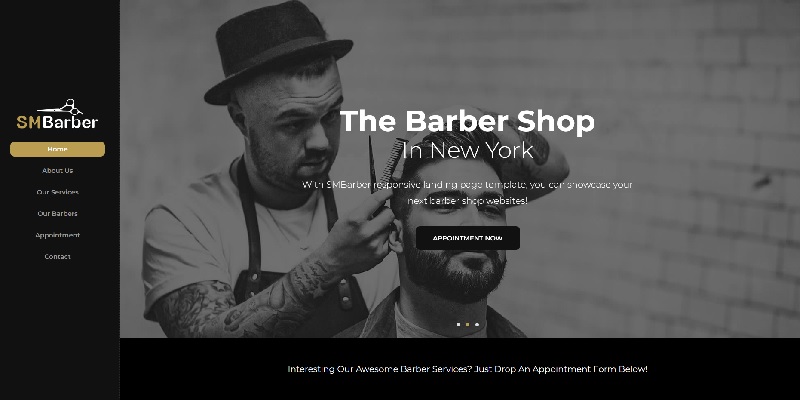 دانلود قالب SMbarber